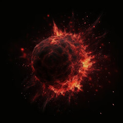 Arcane Magic Fireballs and Swirls 4k