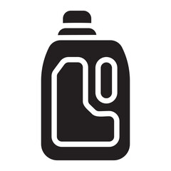 laundry detergent glyph icon