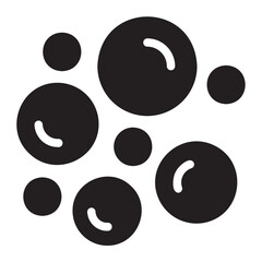 bubbles glyph icon