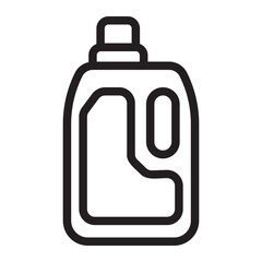 laundry detergent line icon