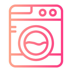 washing machine gradient icon