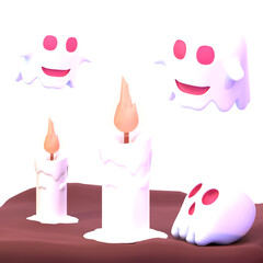 Halloween 3D Illustration