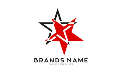 Star creative symbol logo design vector