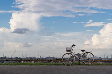 Obraz premium bicycle on the road