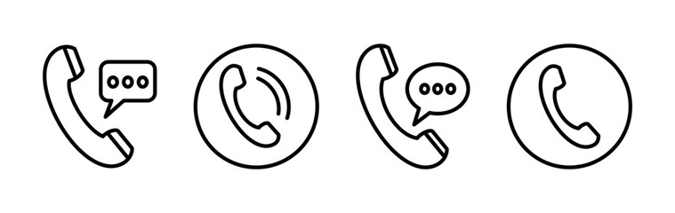 Call icon vector. phone icon vector