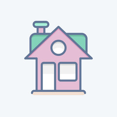 Icon House. related to Family symbol. simple design editable. simple illustration