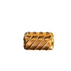 Ribbed gold symbol
