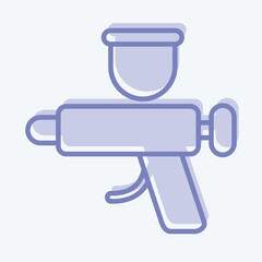 Icon Exterior. related to Car Service symbol. Two Tone Style. repairin. engine. simple illustration