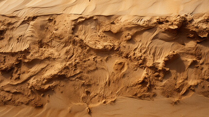 Brown sand background in the desert