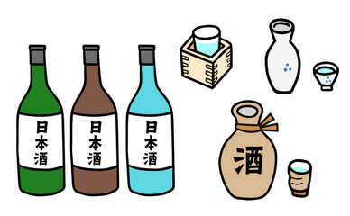 日本酒と飲み方