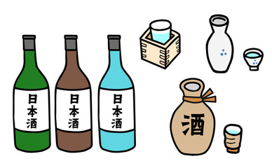 日本酒と飲み方