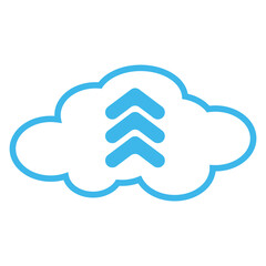 cloud computing concept illustration, cloud