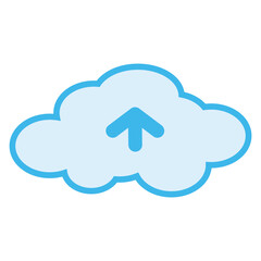 cloud computing concept illustration, cloud