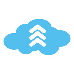 cloud computing concept illustration, cloud