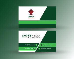 simple modern vector business card design