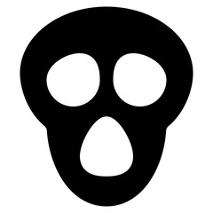 halloween mask icon with glyph style and 64 px base. Suitable for website design, logo, app, ui and etc.
