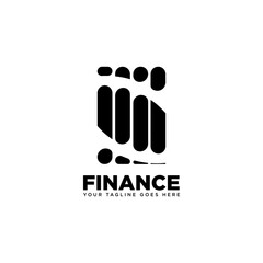 finance logo icon, business & finance logo, finance design, commerce and distribution logo, accounting & finance logo