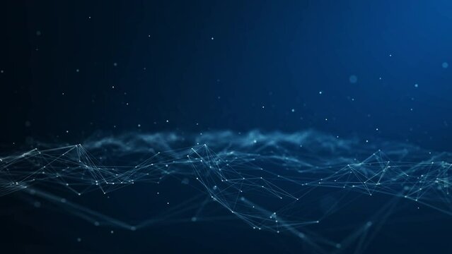 internet network connection technology concept polygon background