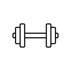 Dumbbell icon vector design templates simple and modern