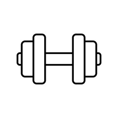 Dumbbell icon vector design templates simple and modern