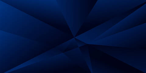 modern dark blue abstract triangle background for design