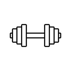 Dumbbell icon vector design templates simple and modern