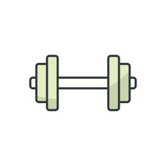 Dumbbell icon vector design templates simple and modern