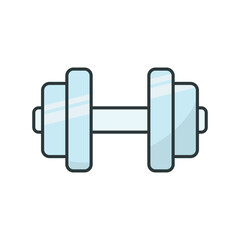 Dumbbell icon vector design templates simple and modern
