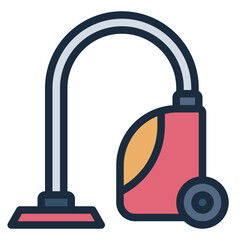 Vacuum Cleaner filled line icon