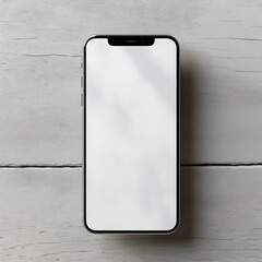 Generative AI photo of smartphone mockup template