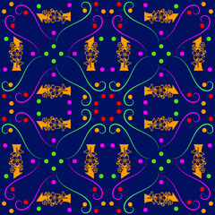 Seamless pattern numbers. numbering pattern.