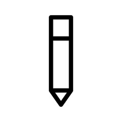 Pencil Icon Vector Symbol Design Illustration