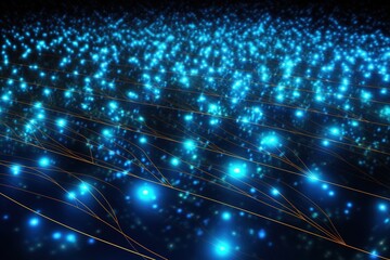 Fototapeta premium Artificial Intelligence Network, Big data,Digital technology, innovation future data, machine learning, and AI algorithms, in extracting valuable insights and patterns from the vast sea of information