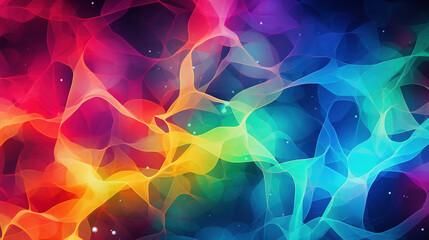 Creative Background with Colorful Bubbles