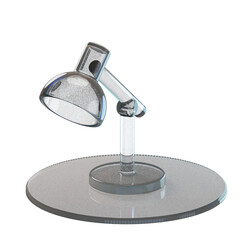 study lamp stylist glasses