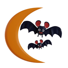 3D element icon for Halloween festive theme