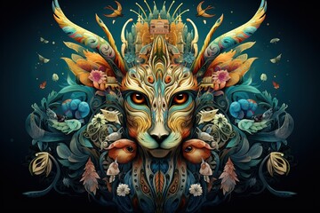 Animal Fusions  essence of creative imagination by combining different animals into captivating hybrid creatures. Generated with AI