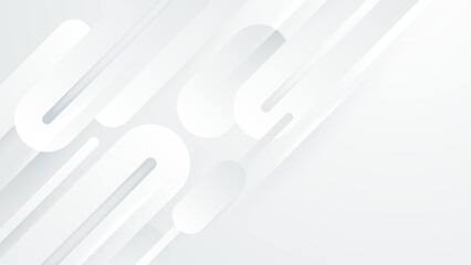 Abstract white monochrome vector background, for design brochure, website, flyer. Geometric white wallpaper for certificate, presentation, landing page