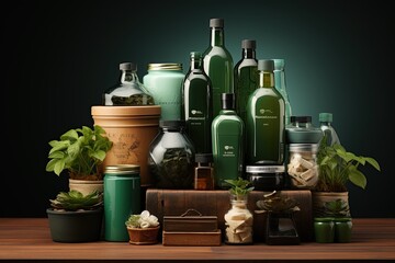 various stages of the recycling process. From collection and sorting to reprocessing and creating new products, Generated with AI