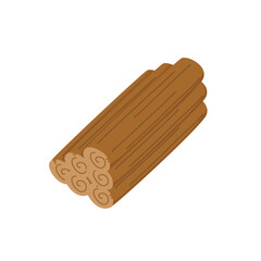 Pile of firewood for camping