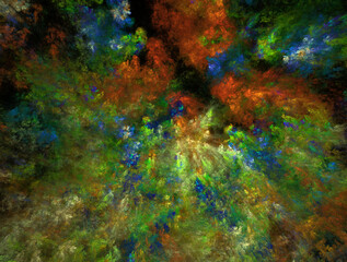 Imaginatory fractal abstract background Image