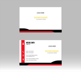 Modern business card design. Professional Business card design and modern visiting card. Creative business card design.