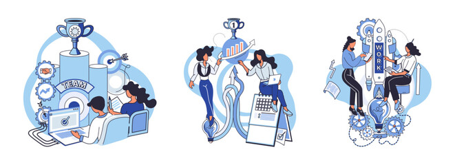 Team solving problems Support of help to solve problem, manager mentorship or coaching to help team success Building system together Team work problem solution Leadership to guide employee to achieve