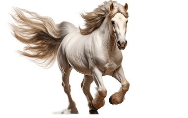 Obraz na płótnie Canvas Horse on white transparent background