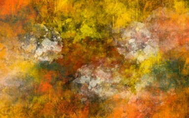 picturesque autumn background as abstraction