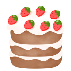 strawberry cake