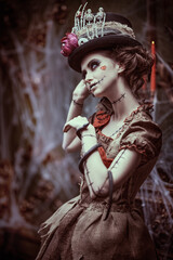 mysterious frightening girl