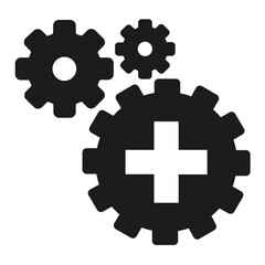 health gear icon illustration