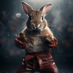 female fighter rabbit