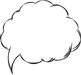 Black and white speech bubble balloon icon sticker memo keyword planner text box banner, flat png transparent element design